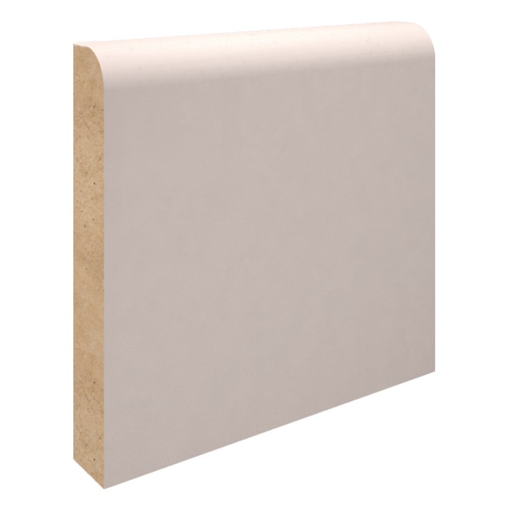 15 x  94 mm MDF Skirting Rounded 1-Edge